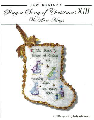 A Sampler Stocking Cross Stitch Pattern, JBW Designs